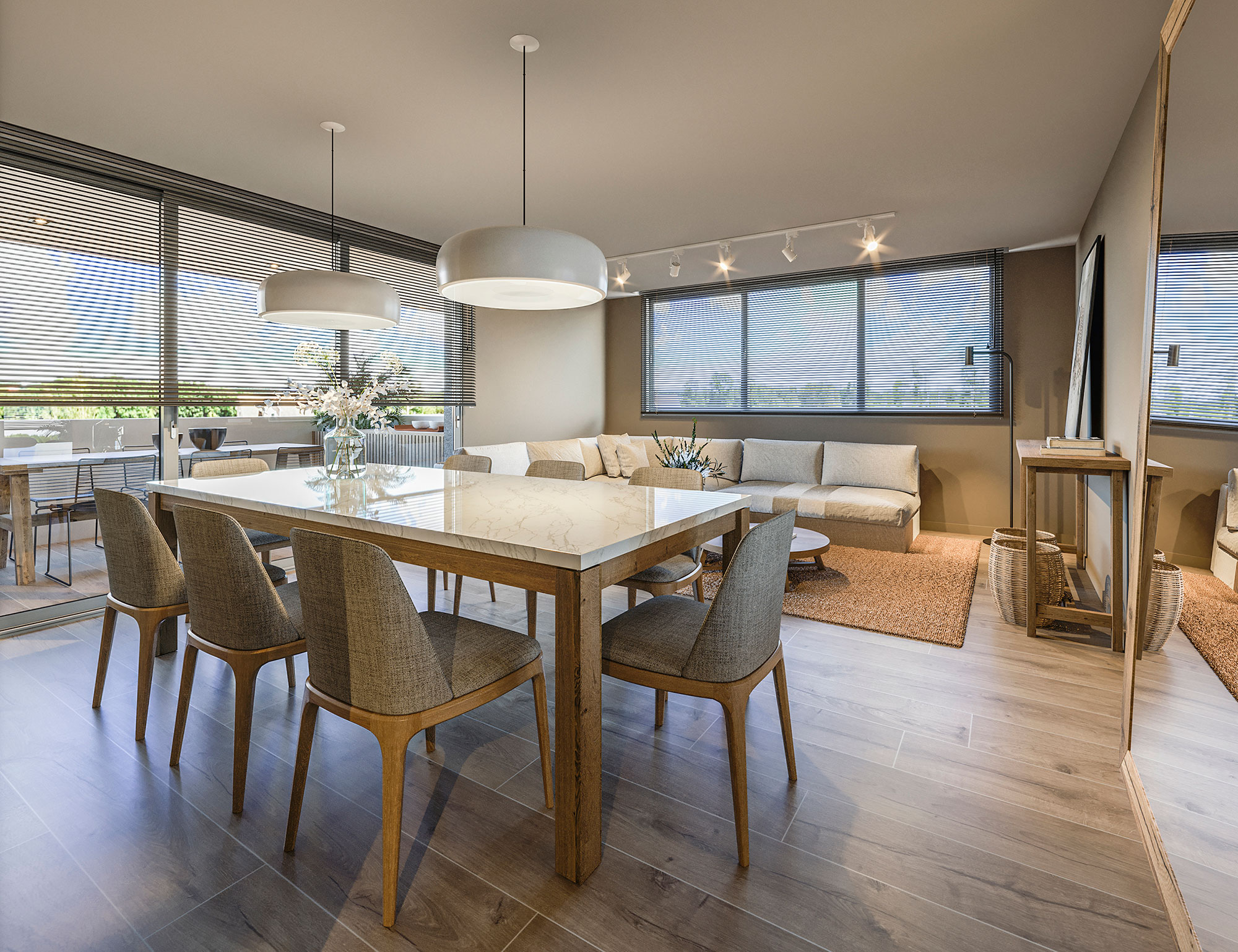Mendoza Apartment Living Room Design